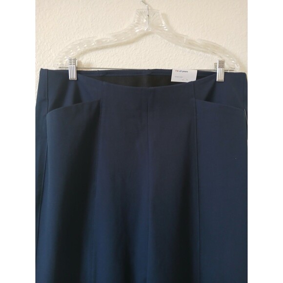 Old Navy Womens Pants Navy Size XL High Rise Wide Leg Stretch Office Career - Picture 3 of 10